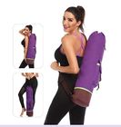 Циновка йоги большой емкости носит рюкзак Пилатес йоги хлопка холста несущей сумки прочный поставщик