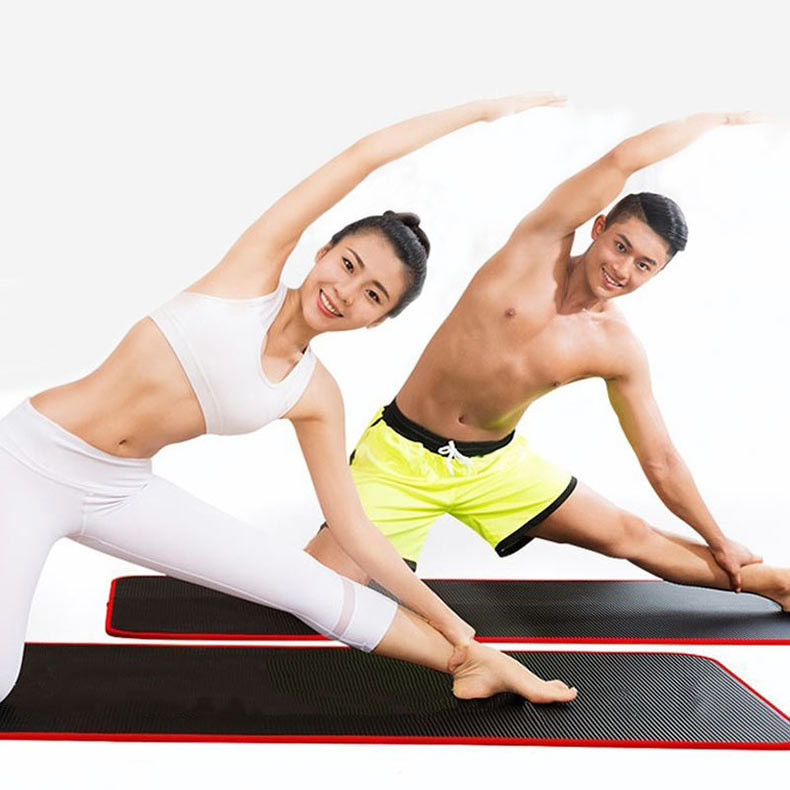 Не сместите материал циновки 10мм НРБ йоги циновки йоги фитнеса дополнительный толстый для людей/женщин поставщик