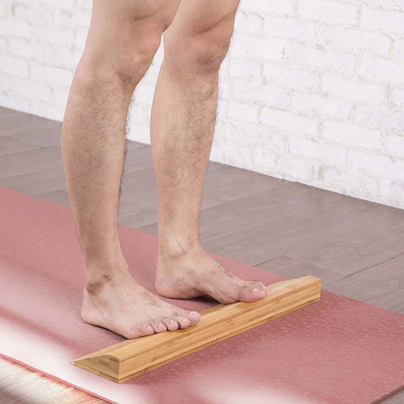 Растяжителя лодыжки икры доски йоги аксессуары фитнеса кирпича йоги клина выскальзывания Слант деревянные не поставщик